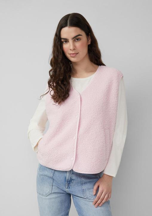 Produktbild s.Oliver Indoor-Weste Teddyweste mit Eingrifftaschen (44)