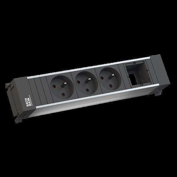 Produktbild Bachmann Power Frame 3xUTE 1xCM power (3x, CEE 7/3, CEE 7/5)