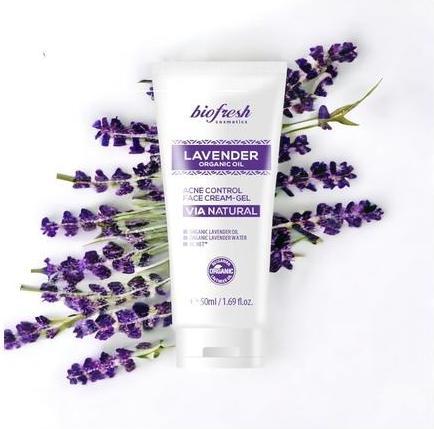 Immagine prodotto Biofresh Cosmetics Via Natural Lavender Acne Cream Gel with Lavender Oil 50ml (50 ml)