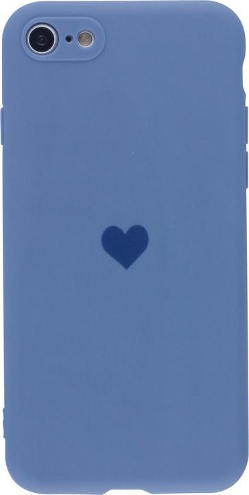 Actual product image PhoneLook Cover Silicone Mat Heart lavender (Apple iPhone 7)