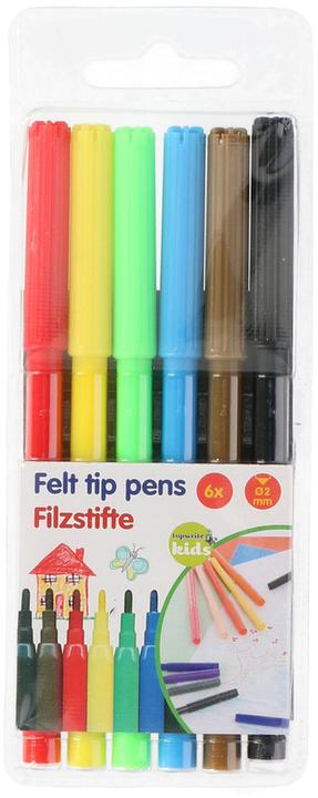 Produktbild Topwrite Kids Filzstifte, 6st. (Bunt, 6 x)