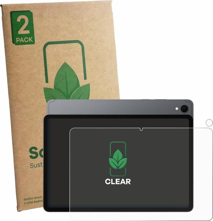 Produktbild ScreenLeaf Schutzfolie für Samsung Galaxy Tab S11 (Display+Kamera) nachhaltiger Displayschutz Display Schutz (2 Stk., Samsung Galaxy Tab S11)