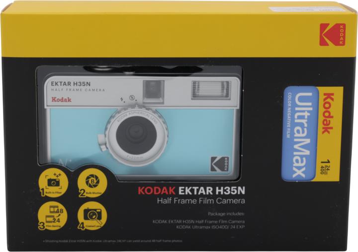 Image du produit Kodak EKTAR H35N HF Film Camera Analogkamera-Set mit Ultramax, blue