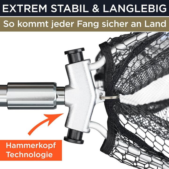 Actual product image Q-Tac Landing net with hammer head