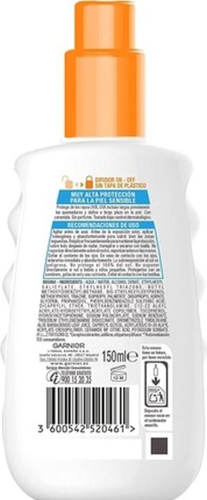 Produktbild Garnier SENSITIVE ADVANCED vapo SPF50+ 200 ml (Sonnenspray, SPF 50+, 200 ml)