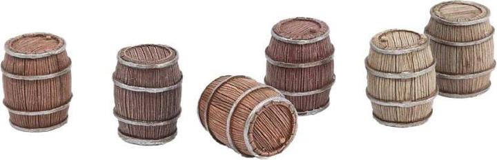 Produktbild Tabletop-Art Zubehör Holzfässer Set 1 - Kleine Fässer 6 Teile