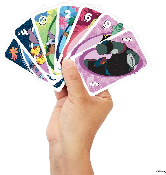 Actual product image Mattel Games UNO Lilo & Stich (German)