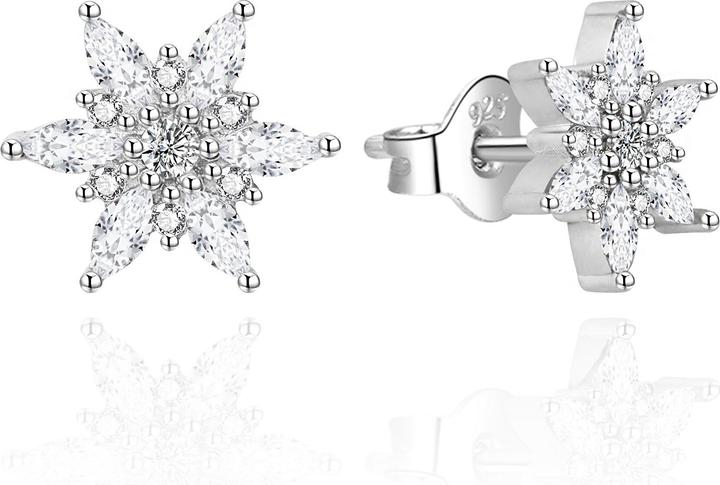 Immagine prodotto Agato - Charming silver earrings Snowflakes AGT-E003PW (Argento)