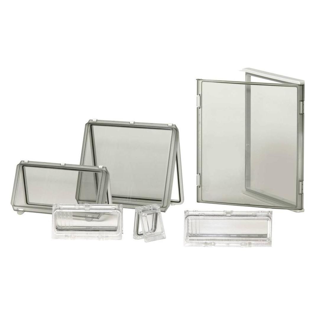 Fibox Grigio Eku 30-G-3Fsh Coperchio Dell'involucro Coperchio (L X L X A) 560 X 380 X 30 Mm Policarbonato, Accessori Di Elettronica + Alloggiamento,