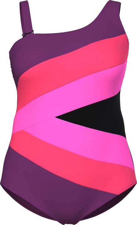 Produktbild Ulla Popken Badeanzug, Colorblocking, Softcups, Träger abnehmbar (56)