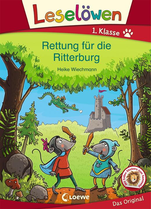 Produktbild Leselöwen 1. Klasse - Rettung für die Ritterburg (Deutsch, Heike Wiechmann, Loewe Erstlesebücher, 2018)