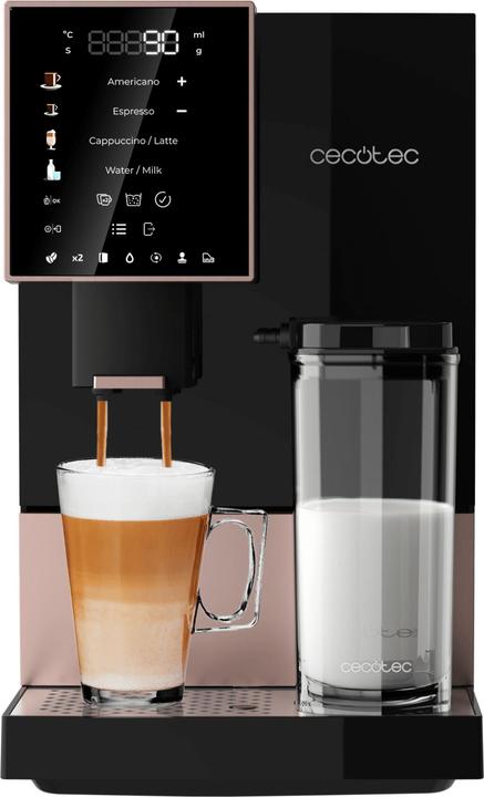 Actual product image Cecotec Cafetera Super Automatica Cremmaet Compactccino Black Rose