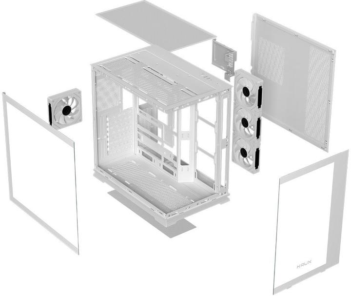 Produktbild Krux Obudowa obudowa Atron White (ATX, mATX, Mini-ITX)