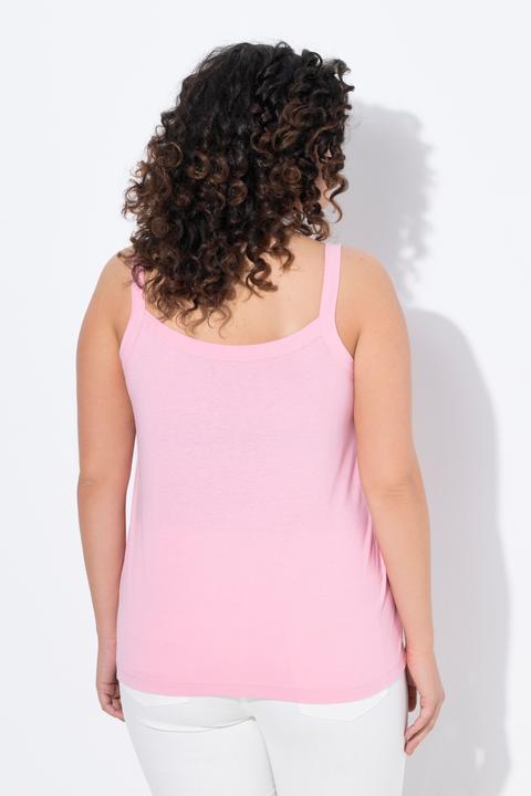 Immagine prodotto Ulla Popken Top smanicato con modal, scollo rotondo e spalline sottili (54)