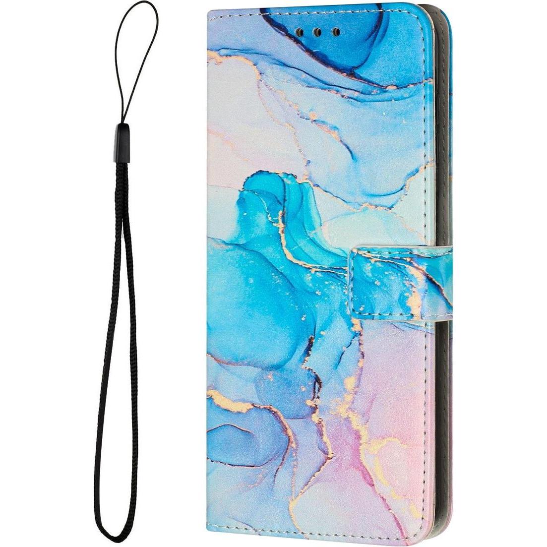 Thumbnail - König Design Hülle Handy Schutz für Samsung Galaxy A04e A34 A54 Case Cover Marmor Tasche Etui (Samsung Galaxy A54 5G), S...