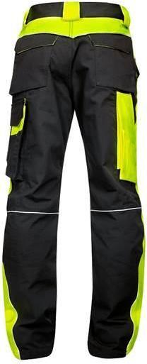Actual product image Ardon Winter Pants Neon Black-Yellow L (L)