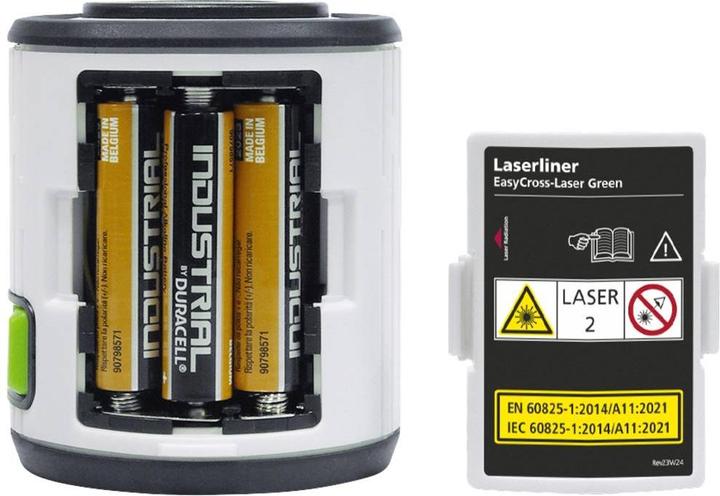 Actual product image Laserliner EasyCross-Laser Green Set Cross line laser self-levelling