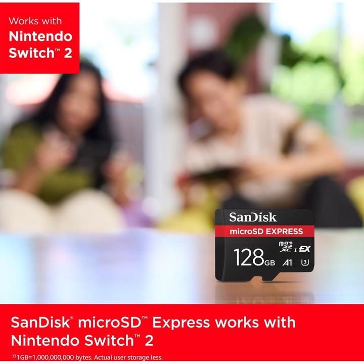Actual product image SANDISK Express (128 GB, microSD Express, U3, UHS-I)