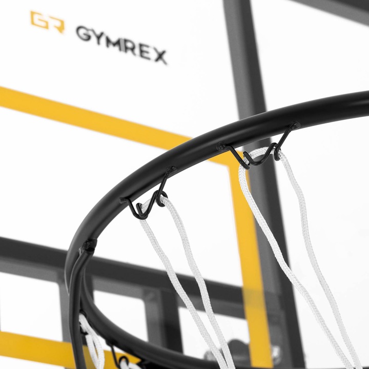 Produktbild Gymrex Basketballkorb mit Ständer Basketballanlage wetterfest Korbanlage 230 - 305 cm