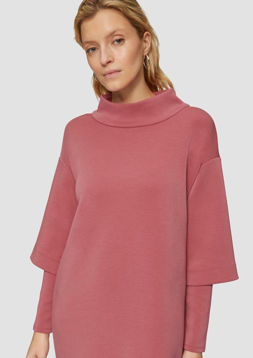 Produktbild S.Oliver Kleid Scuba-Kleid mit Stehkragen und Layering-Detail (48)