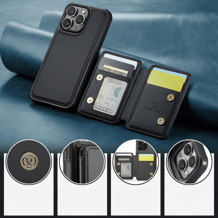 Produktbild Cover-Discount iPhone 16 Pro Max - 2-in-1 Backcover mit Kreditkarten-Etui (Apple iPhone 16 Pro Max)