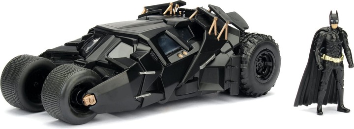 Jada Batman The Dark Knight with Batmobile car 1:24