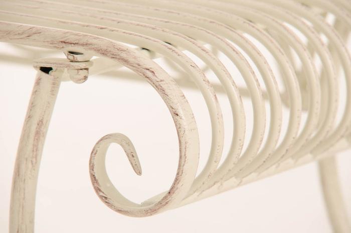 Immagine prodotto CLP Panchina da giardino Karma, crema antico