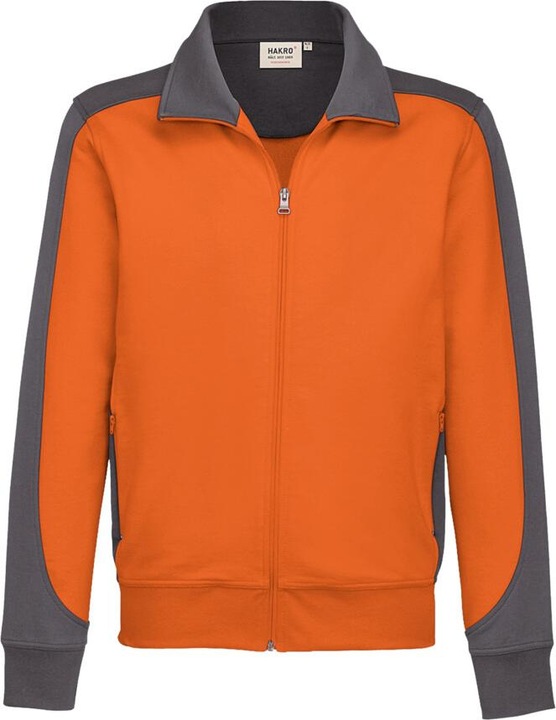 Immagine prodotto Hakro Giacca da ginnastica a contrasto Perf arancione/antracite Gr.3XL (3XL)
