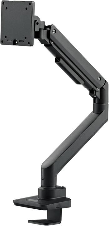 Actual product image Silverstone SST-ARM14B - Single LCD LED Monitor Arm with heavy-duty gas spring design, adjustable, 1 (Table, 49", 20 kg)