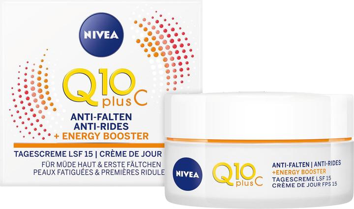 Actual product image NIVEA Q10 Energy Anti-Falten Tagescreme (50 ml, Day cream, SPF 15)