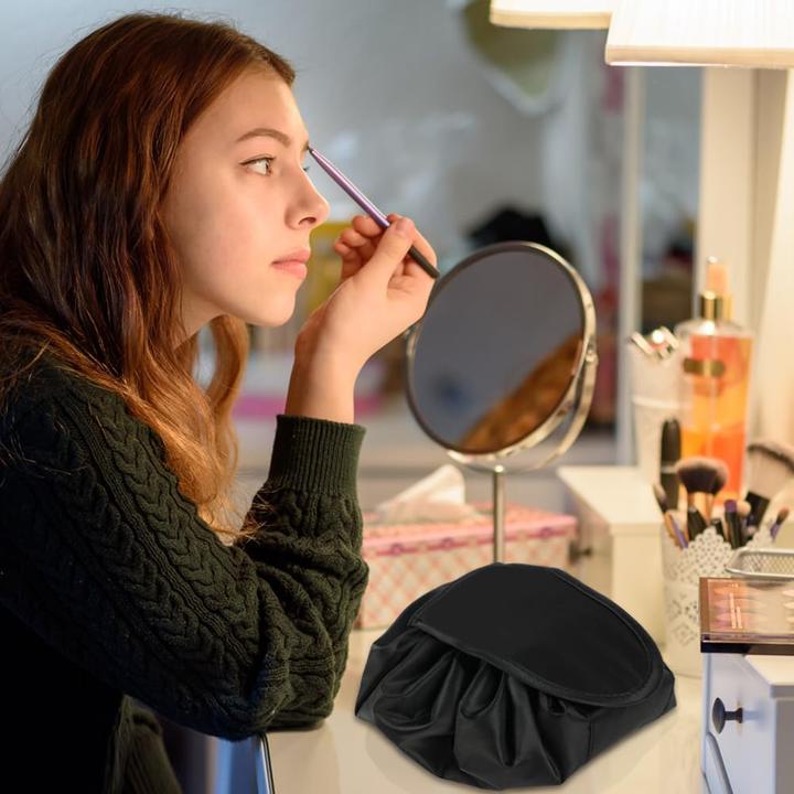 Produktbild Only-Bags.Store Make-up-Tasche mit grosser Kapazität und Kordel, tragbare Reise-Make-up-Tasche