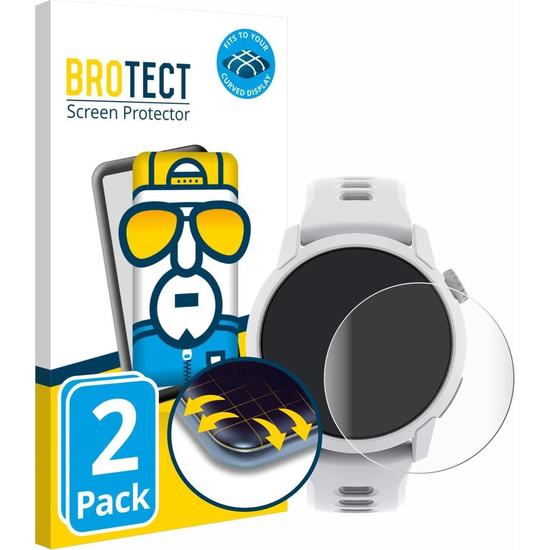 BROTECT Full-Screen Pellicola, Pellicola protettiva per smartwatch, Trasparente