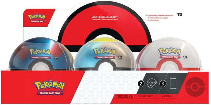 Actual product image Pokémon Poké Ball Tin Fall 2025 - Collector's Cards (English, Box Set & Collection)