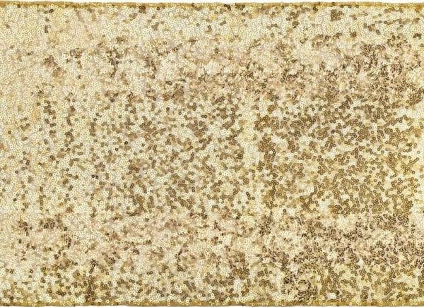 Actual product image Partydeco Tischläufer mit goldenen Pailletten (30 x 500 cm)