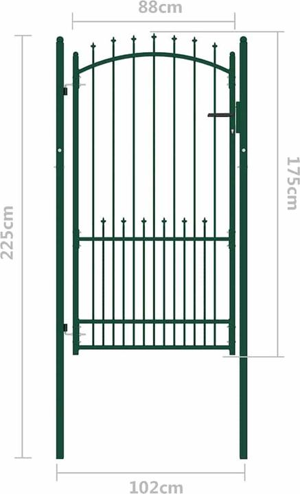 Produktbild vidaXL Gartentor