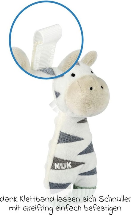 Productafbeelding NUK Fopspeen knuffel Littl.F.Z (1 x, tot 6 M.)