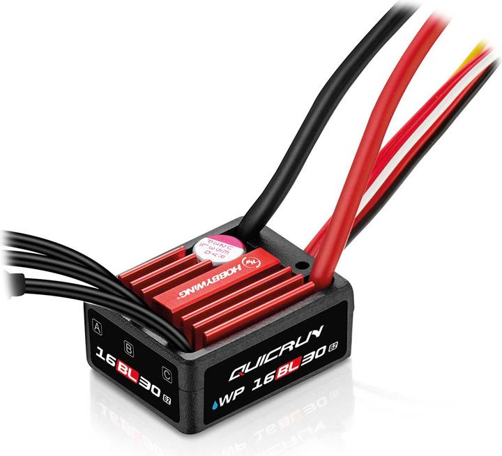 Hobbywing QuicRun WP16BL30 G2 Brushless Regler 30A 2-3s für 1:16