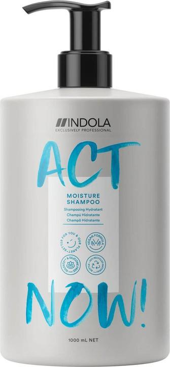 Produktbild Indola ACT NOW - Moisture Shampoo (1000 ml, Flüssiges Shampoo)