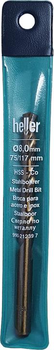Produktbild Heller HSS Metall-Spiralbohrer 8 mm 2 (8 mm)