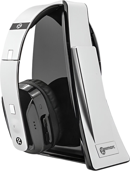Image du produit Geemarc Casque intra-auriculaire CL7400 OPTI Radio TV sur bandeau léger, contrôle du volume, écouteur (8 h, Sans fil)