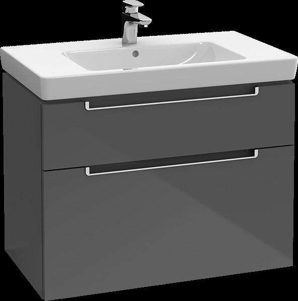 Produktbild Villeroy & Boch V&B Waschtischunterschrank SUBWAY 2.0 987x590x449mm Glossy white (99 x 45 x 59 cm)