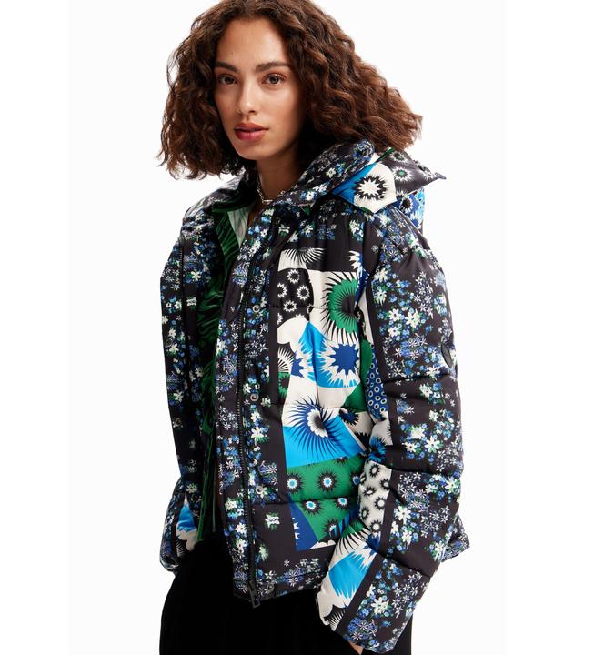 Produktbild Desigual patchwork-daunenjacke desigua (L)