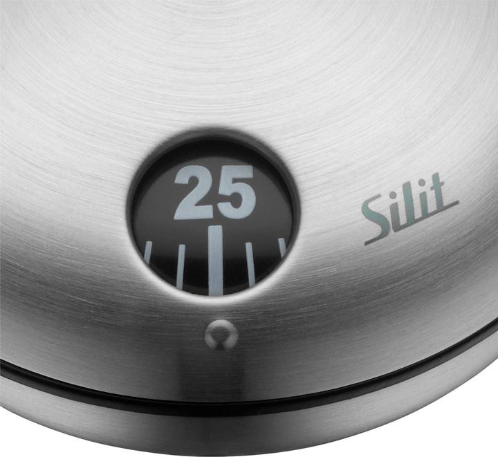 Produktbild Silit Kurzzeitwecker Eieruhr magnetisch Küchentimer Puk Edelstahl 60 Minuten