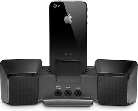 Produktbild iLuv iMM155, Radiowecker, iPod Dock + Bed Shaker, schwarz