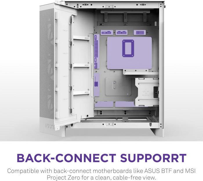 Actual product image NZXT H9 Flow RGB (2025) (ATX, E-ATX, mATX, Mini-ITX)