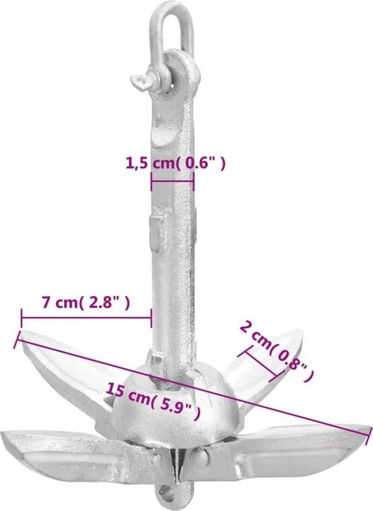 Produktbild vidaXL Faltanker