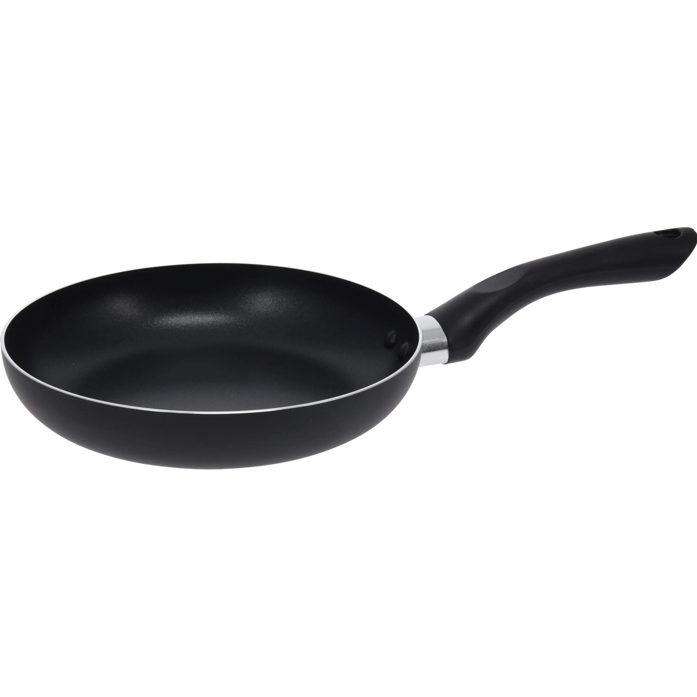 Nobrand Bratpfanne Aluminium 20x4cm Schwarz, Pfanne + Kochtopf, Schwarz