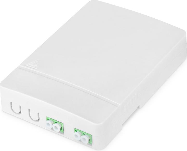 Digitus FTTH anschlussdose mit 2x LC (APC) DX Adapter Wand montage