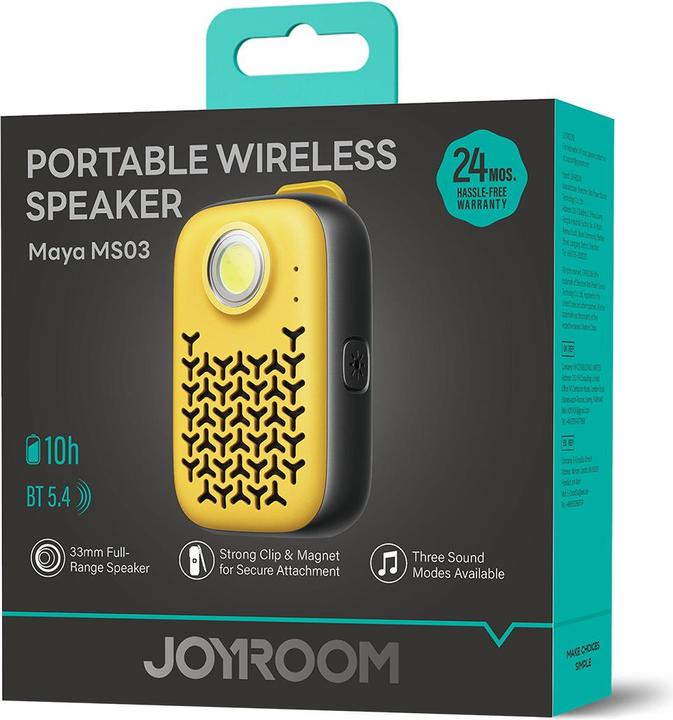 Produktbild Joyroom JR-MS03 Mini Portable bluetooth speaker (10 h)