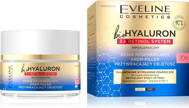 Produktbild Eveline bioHYALURON 3xRetinol System 70+ Stark (50 ml, Tagescreme)